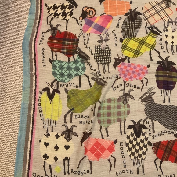 Fraas Multicolor Goat Print Scarf - Picture 3 of 3